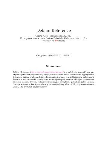 Debian Reference