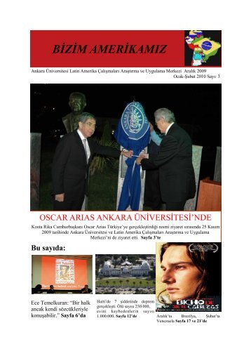 AralÄ±k 2009 - Ankara Ãniversitesi