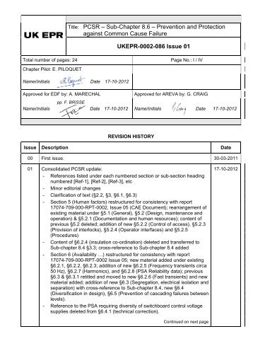 sub chapter 15 0 safety requirements and psa uk epr