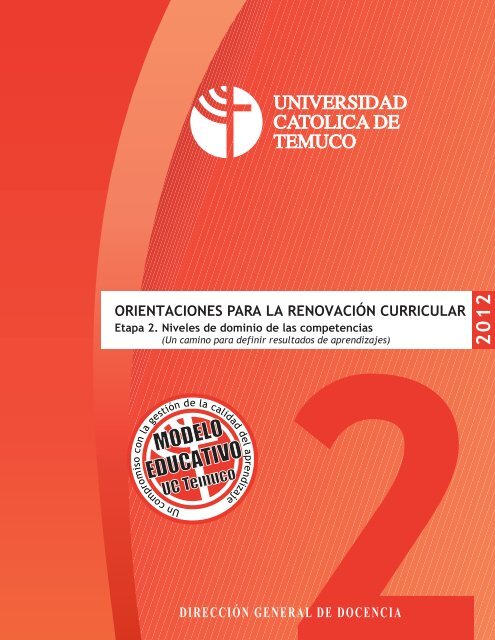 MODELO EDUCATIVO - Universidad CatÃ³lica de Temuco