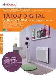 Notice TATOU Digital - Atlantic-comfort.com