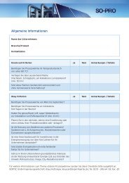 SO-PRO Checkliste - IHK Essen