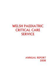 Annual report 1st Jan - Cardiff PICU