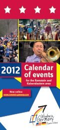 Calendar 2012 of events - Ramstein Gateway