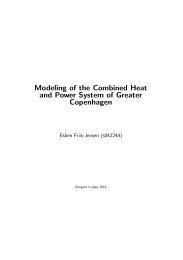 Modeling of the Combined Heat and Power ... - Ea Energianalyse