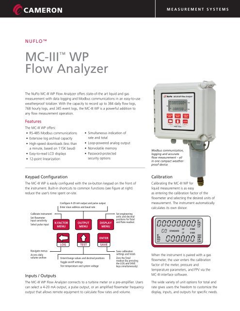 nuflo mc-iii software