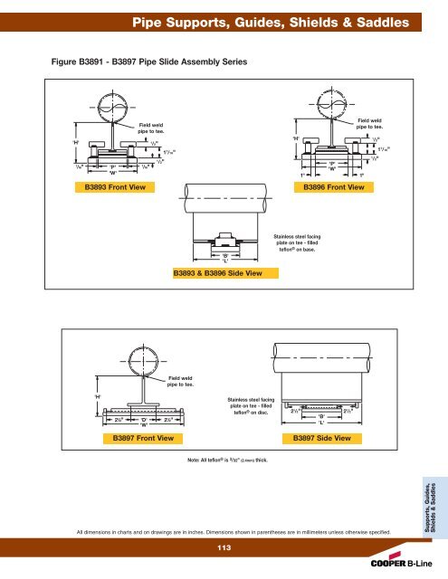 Cooper B-Line Pipe Hangers & Supports - Dixie Construction Products