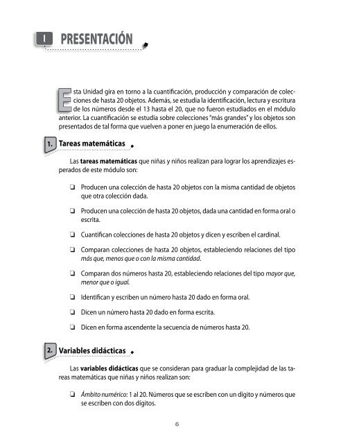 Contar y comparar con nÃºmeros hasta 20 - LEM