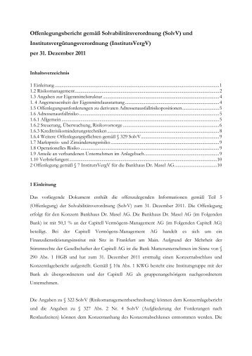 20120921 Offenlegungsbericht 2011 v1 Konzern - Bankhaus Dr ...