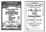 Friends of Kapunda & Light Agricultural Society