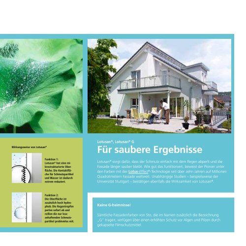 Bauherren-Ratgeber Fassade - StoTherm Classic