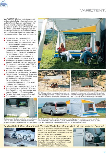Katalog 2006 MB - Poptop Westfalia campers