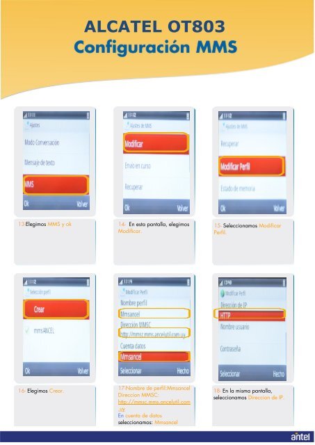 ConfiguraciÃ³n MMS (.pdf 776 Kb) - Antel