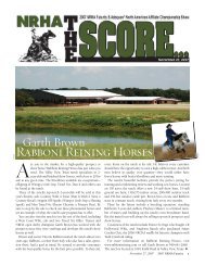 Rabboni Reining Horses - NRHA