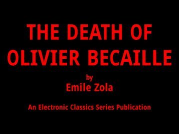 The Death of Olivier Becaille - Penn State University