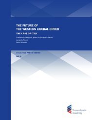 the future of the western liberal order - Transatlantic Academy