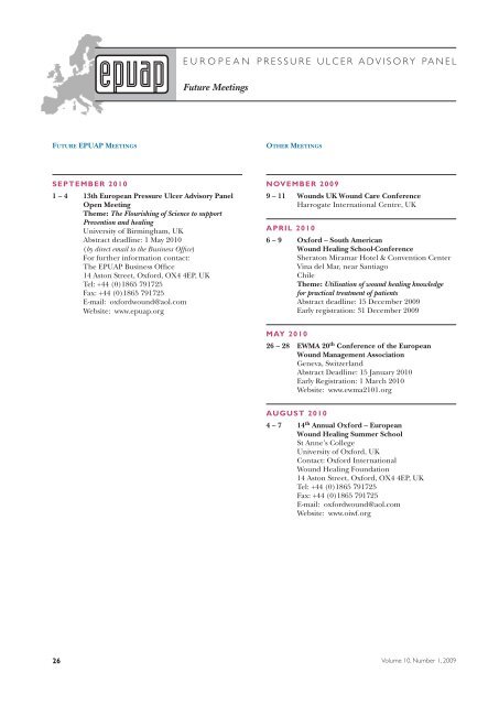 EPUAP Review 10.1.indd - European Pressure Ulcer Advisory Panel