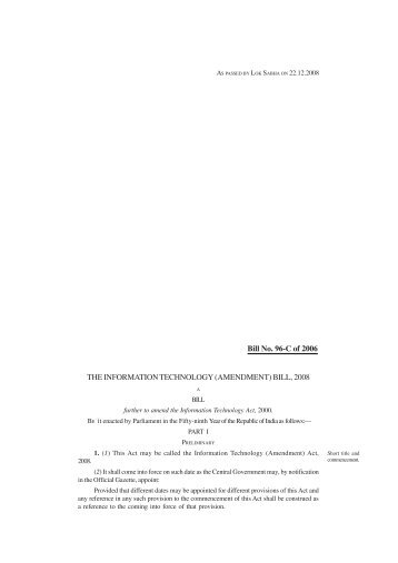 IT amendment ACT 2008 - Kerala Police