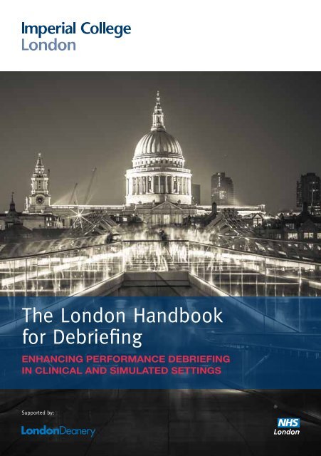 The London Handbook for Debriefing - Imperial College London