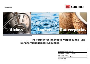 Kartonagen - Schenker Deutschland AG - DB Schenker