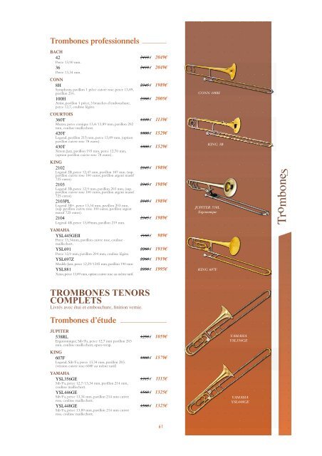 trombones basses - Feeling Musique