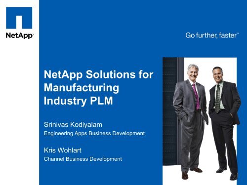 NetApp Solutions for Manufacturing Industry PLM - Tata Technologies