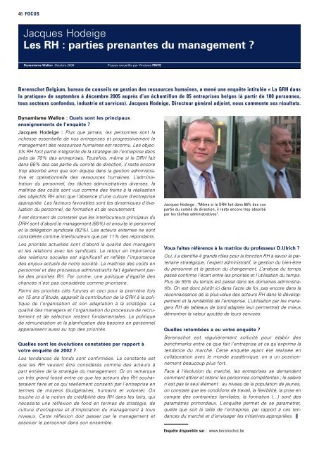 Dynamisme 198 pour pdf - Union Wallonne des Entreprises