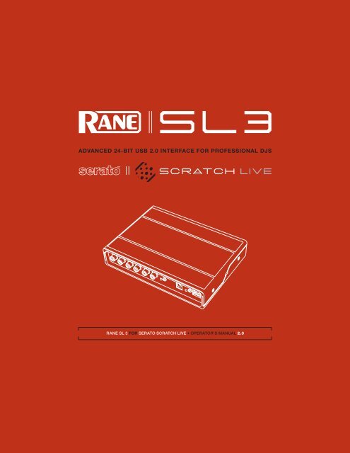 Serato scratch live 3