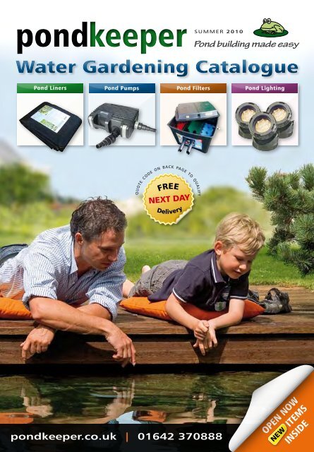 Water Gardening Catalogue Pond Liners