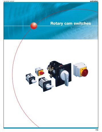 Rotary cam switches - Entrelec