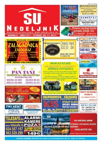 Izreka nedelje: NauÄili smo kako da preÅ¾ivljavamo ali ... - Su Nedeljnik