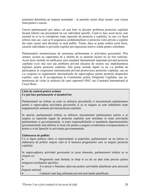 Un manual pentru parlamentari - Directia Protectia Copilului