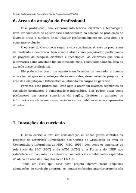 Versão 2008 (.pdf) - Instituto de Informática - UFG