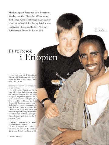i Etiopien - Till Liv