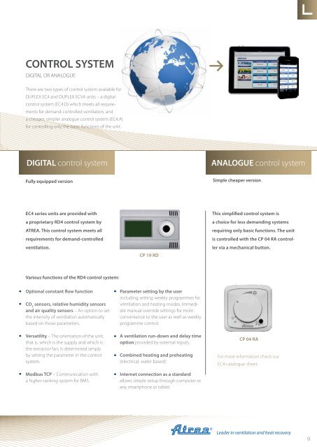 DUPLEX EC4, ECV4 Marketing catalogue - ATREA sro