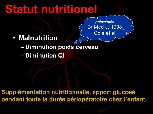 Dr. B. Marciniak : anesthÃ©sie nÃ©onatale, Ã©tat de la question - virtanes