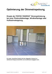 FOSTAC MAXIMUS® bei Stromeinspeisung.pdf - electroncentrum