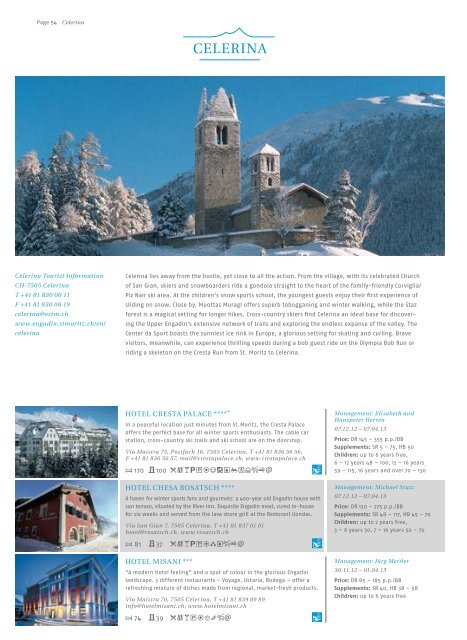 Hotel & Offers Engadin St. Moritz - Pontresina