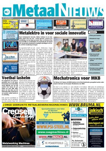 Mechatronica voor MKB - MetaalNieuws