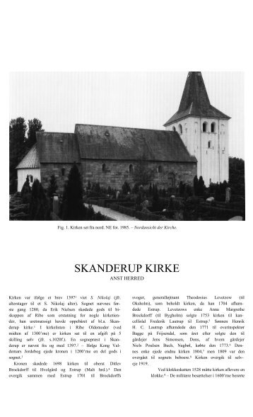 SKANDERUP KIRKE - Danmarks Kirker