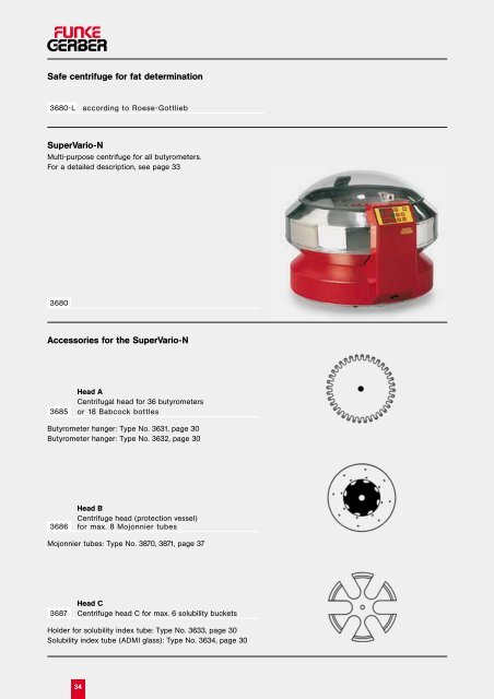 Laboratory catalogue