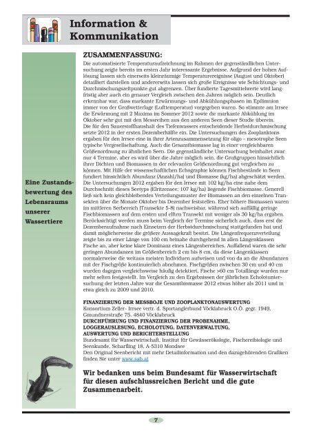 SAB Journal 2013/4 - Sportanglerbund Vöcklabruck