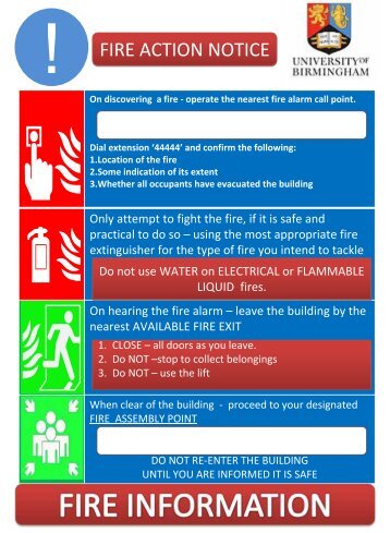 Fire Action Notice (PDF 101KB)