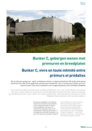 Bunker C, geborgen wonen met premuren en breedplaten - Febe