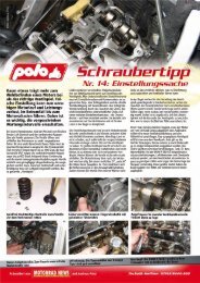 Schraubertipps als PDF: Venile einstellen - Polo Motorrad