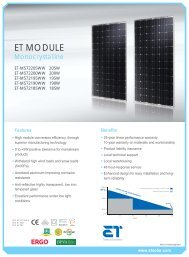 ET MODULE - SolarClarity