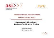 Assessment & training of Auditors/Certification Bodies - RT9 2011