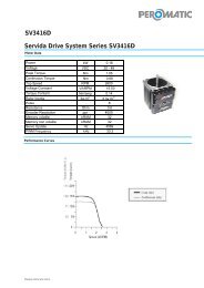 SV3416D Datasheet - Peromatic GmbH