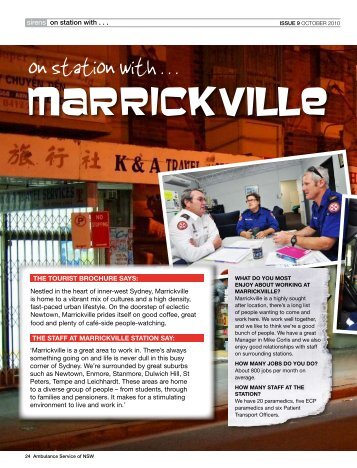 Marrickville - Ambulance Service of NSW