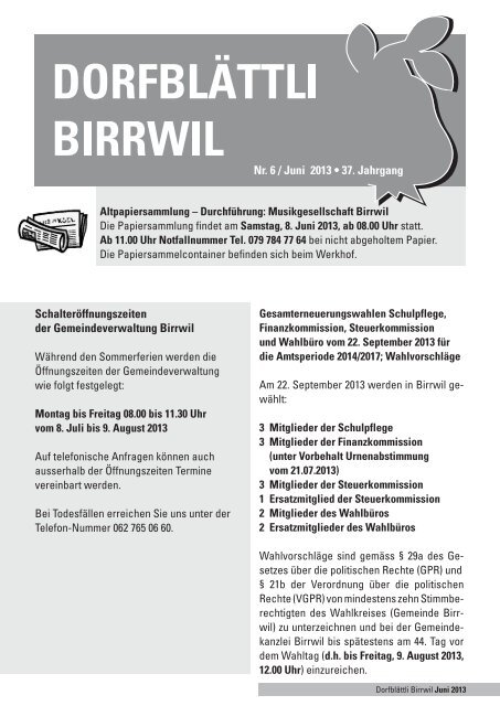 Juni_2013 [PDF, 3.00 MB] - Birrwil